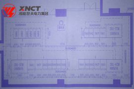 ZB1分配间电气布置平面图